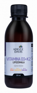 Vitamina D3 + K2 Lipozomala 50 MCG + 100 MCG