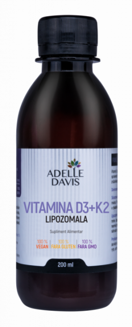 Vitamina D3 + K2 Lipozomala 50 MCG + 100 MCG
