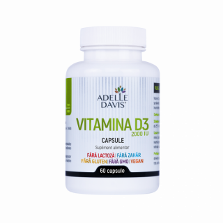 Vitamina D3, 60 capsule